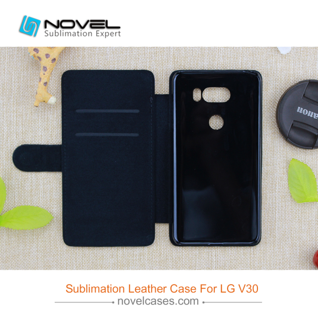 Custom Sublimation Leather Phone Wallet For LG V30