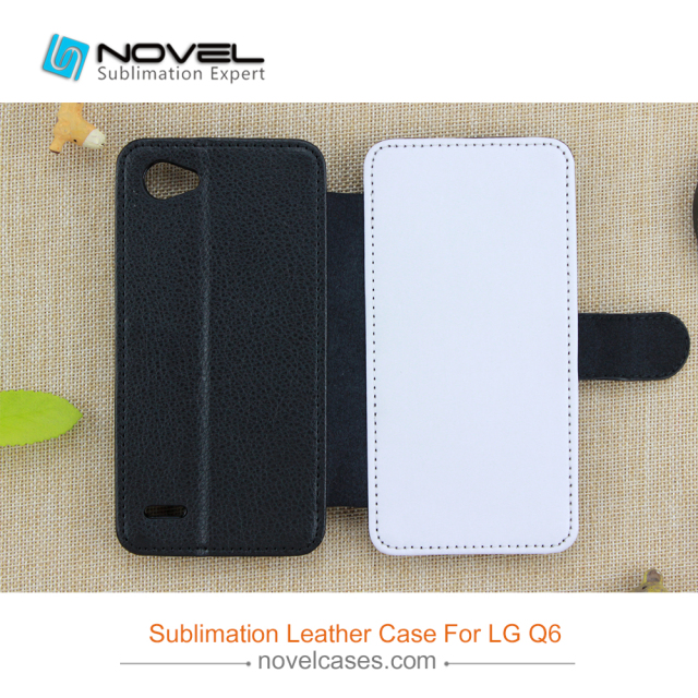 Sublimation Blank PU Leather Mobile Phone Wallet For LG Q6