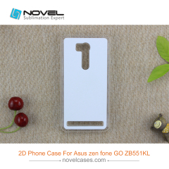 Cell Phone Cover Sublimation 2D Plastic Case For Asus Zenfone Go ZB551(5.5")