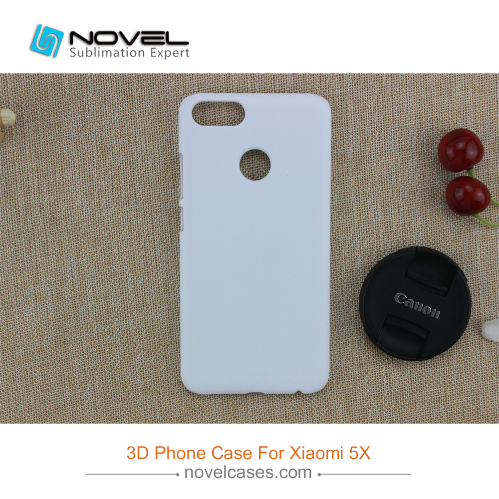 For Xiaomi 5X/A1 Plastic 3D Sublimation Blank Phone Case