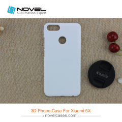 For Xiaomi 5X/A1 Plastic 3D Sublimation Blank Phone Case