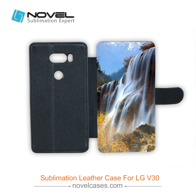 Custom Sublimation Leather Phone Wallet For LG V30