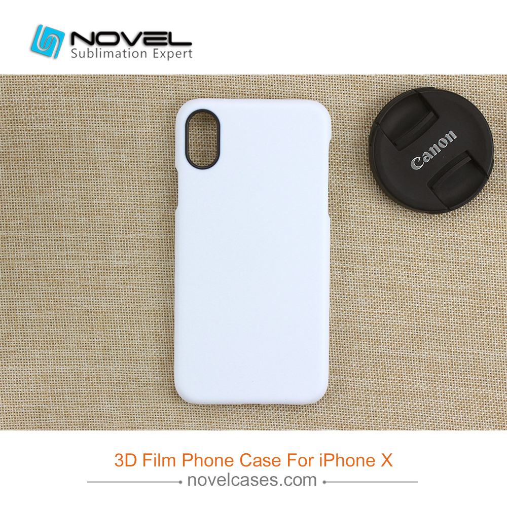 New Sublimation 3D Film All Area Printed Case For iPhone X