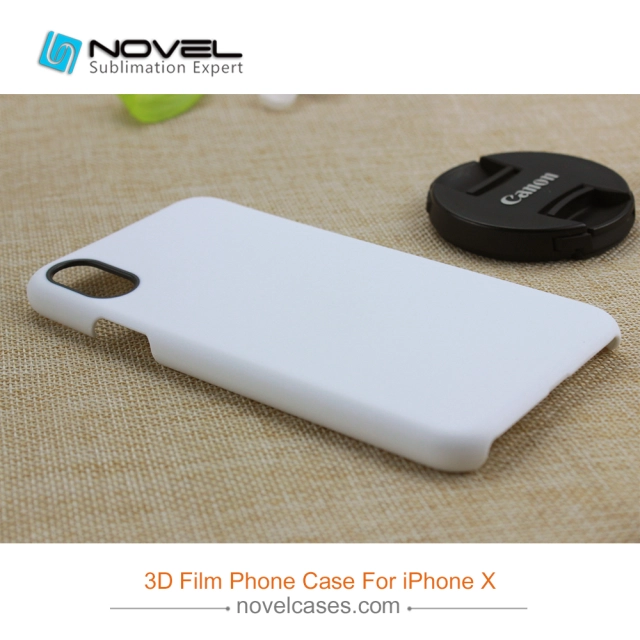 New Sublimation 3D Film All Area Printed Case For iPhone X