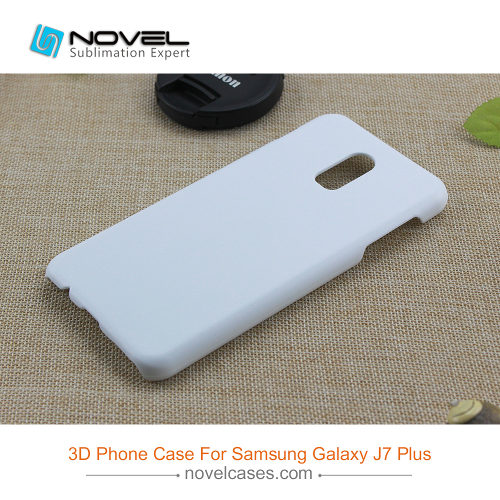 For Galaxy J7 Plus Plastic Sublimation 3D Phone Housing