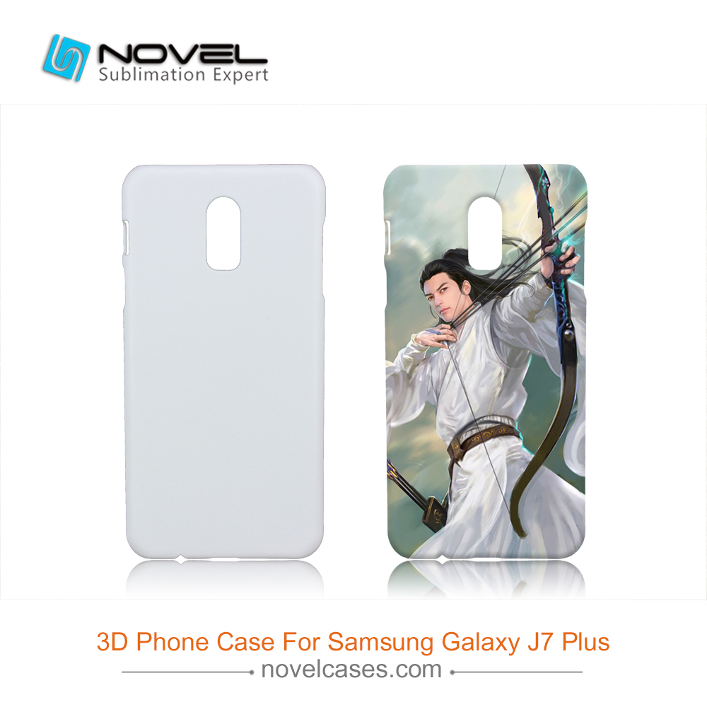 For Galaxy J7 Plus Plastic Sublimation 3D Phone Housing