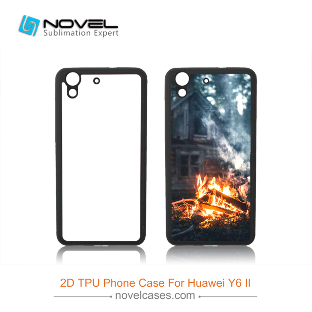 Sublimation 2D TPU Silicone Smartphone Case For Huawei Y6II/Honor 5A