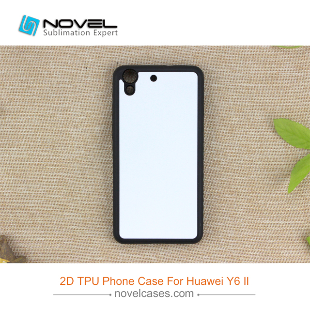 Sublimation 2D TPU Silicone Smartphone Case For Huawei Y6II/Honor 5A