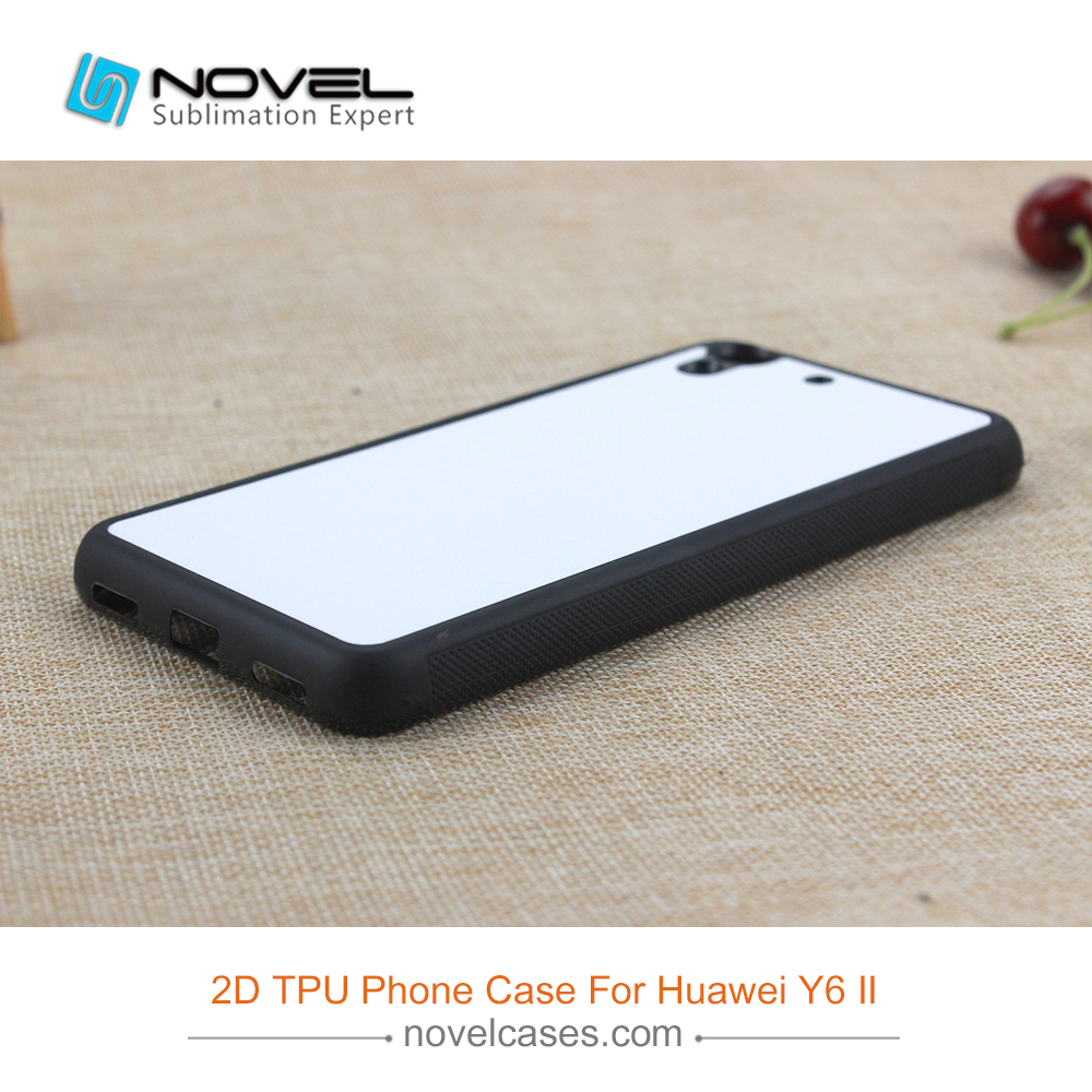 Sublimation 2D TPU Silicone Smartphone Case For Huawei Y6II/Honor 5A