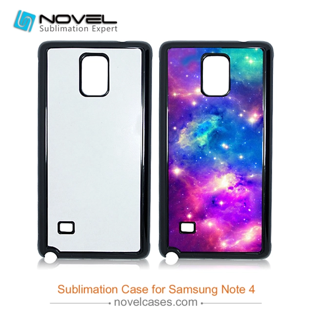 2D Sublimation Rubber Phone Case for SAM Galaxy Note 4