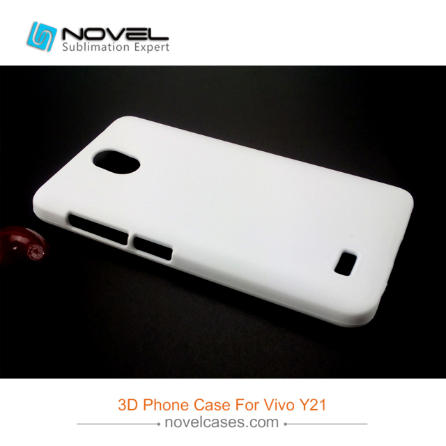 For Vivo Y21/Y21 L Hard Plastic Sublimation 3D Blank Phone Case