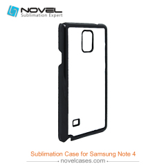 2D Sublimation Rubber Phone Case for SAM Galaxy Note 4