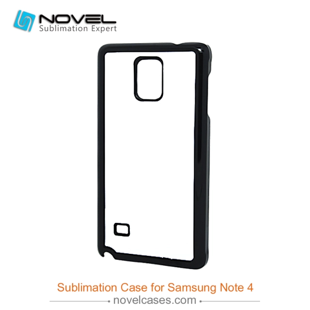 2D Sublimation Rubber Phone Case for SAM Galaxy Note 4