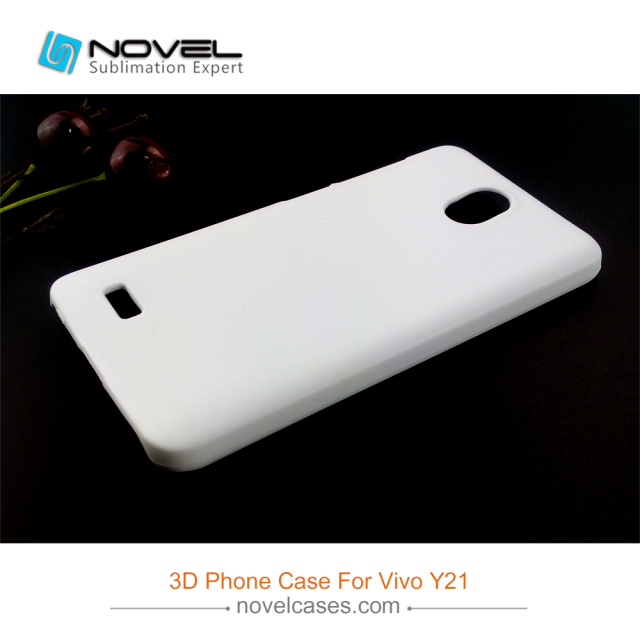 For Vivo Y21/Y21 L Hard Plastic Sublimation 3D Blank Phone Case