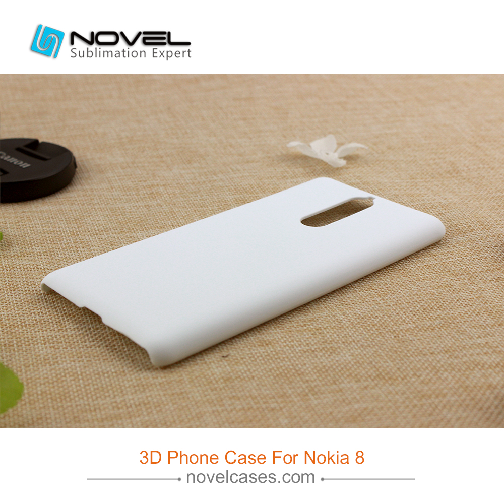 For Nokia 8 Sublimation 3D Blank Plastic Phone Case Cover