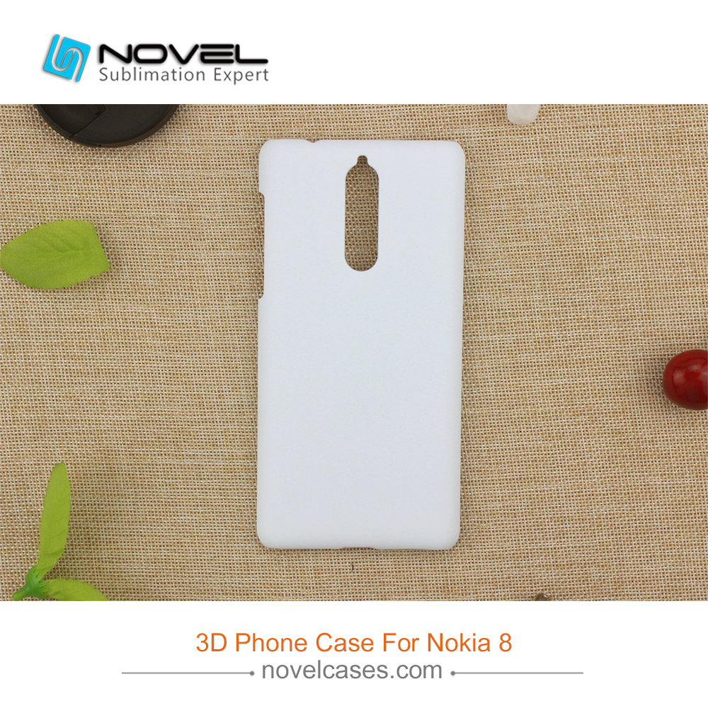 For Nokia 8 Sublimation 3D Blank Plastic Phone Case Cover