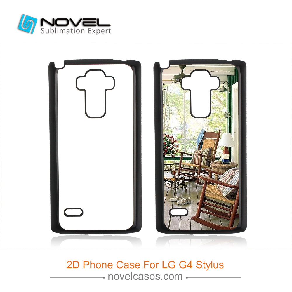2D Plastic Sublimation Phone case For LG G4 Stylus