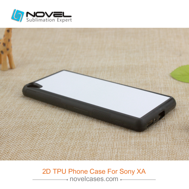 Sublimation 2D Rubber TPU Phone Back Cover For Sony Xperia XA