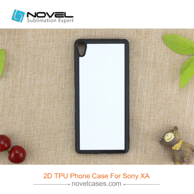 Sublimation 2D Rubber TPU Phone Back Cover For Sony Xperia XA