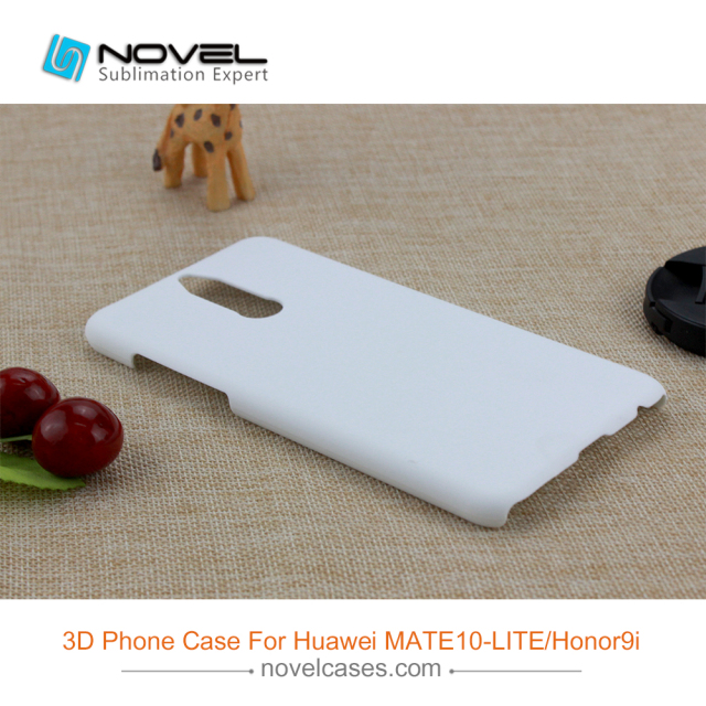 For Huawei Mate 10 Lite/Honor 9i Sublimation 3D Plastic Phone Back Cover