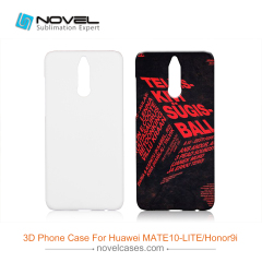 For Huawei Mate 10 Lite/Honor 9i Sublimation 3D Plastic Phone Back Cover