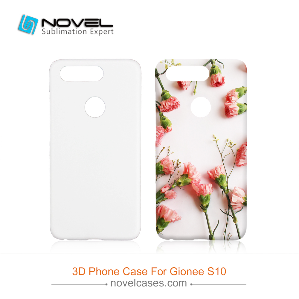 For Gionee Elife S10 3D Custom Sublimation Plastic Phone Cover
