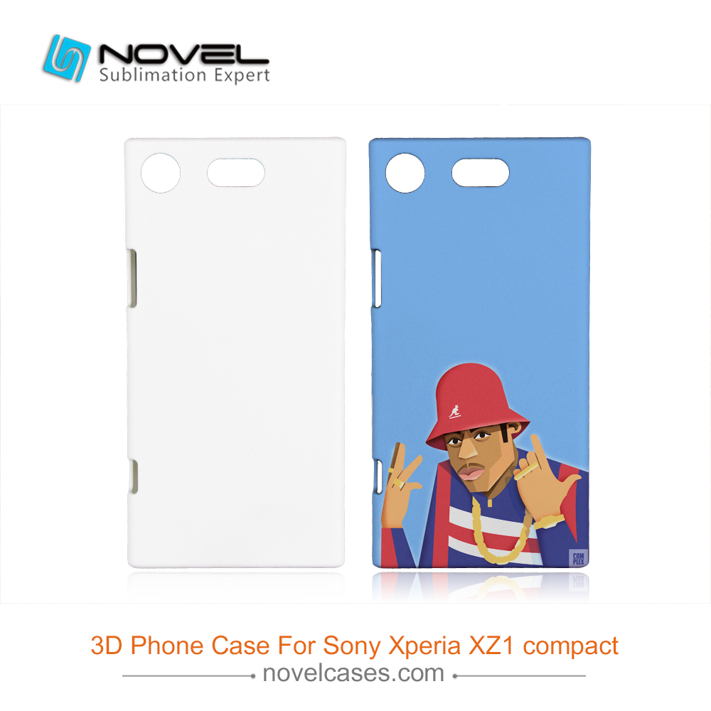 For Sony  Xperia XZ1 Compact Sublimation 3D Hard Cell Phone Case