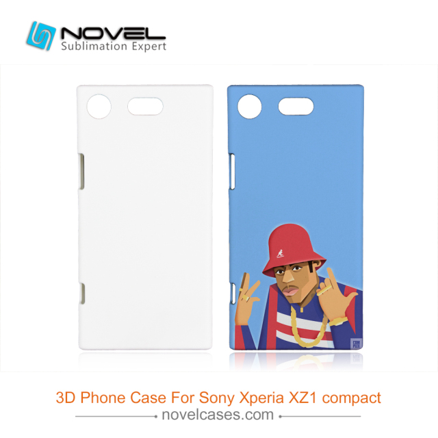 For Sony  Xperia XZ1 Compact Sublimation 3D Hard Cell Phone Case