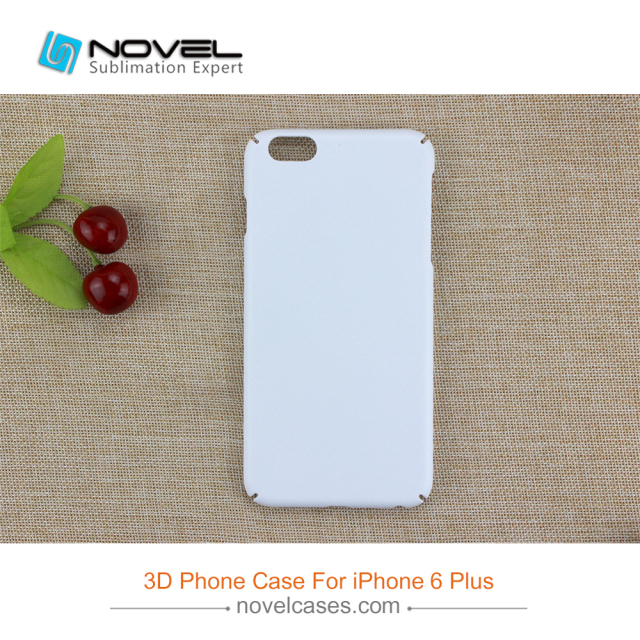 For iPhone 6 Plus New Style Sublimation 3D Plastic Phone Case With Full Edge