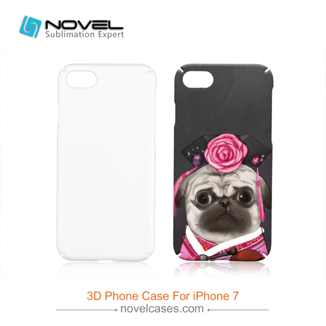 For iPhone 7/8 New Style Sublimation 3D Printing Phone Case With Full Edge