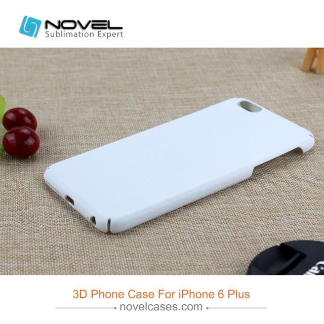 For iPhone 6 Plus New Style Sublimation 3D Plastic Phone Case With Full Edge