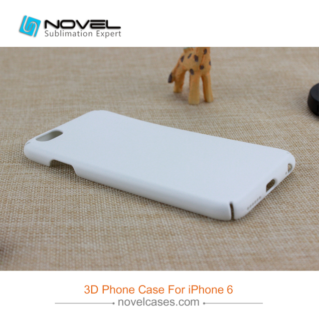 For iPhone 6 New Style Sublimation 3D PC Smartphone Case With Full Edge