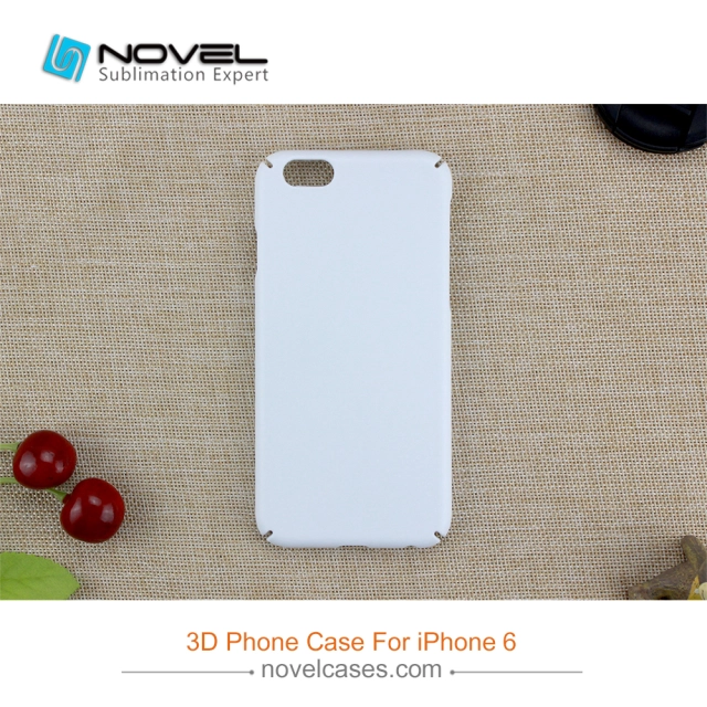 For iPhone 6 New Style Sublimation 3D PC Smartphone Case With Full Edge