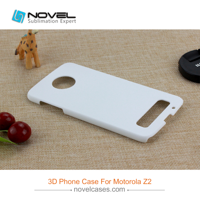 For Moto Z2 3D Sublimation White Blank Phone Shell/Smartphone Case Cover