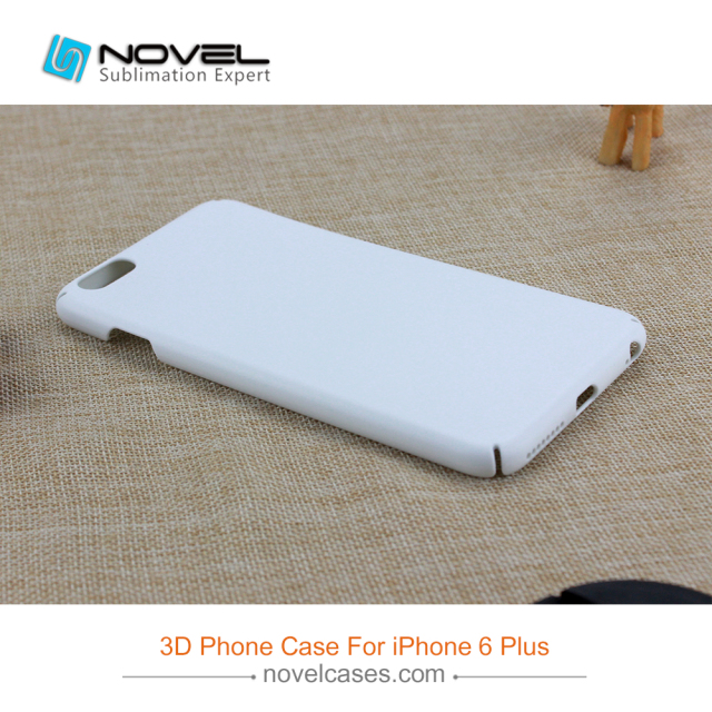 For iPhone 6 Plus New Style Sublimation 3D Plastic Phone Case With Full Edge