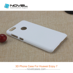 For Huawei Enjoy 7 Sublimation Blank 3D Phone Back Cover