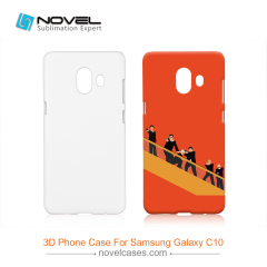 For Sam-sung Galaxy C10 Protective Sublimation 3D PC Phone Case