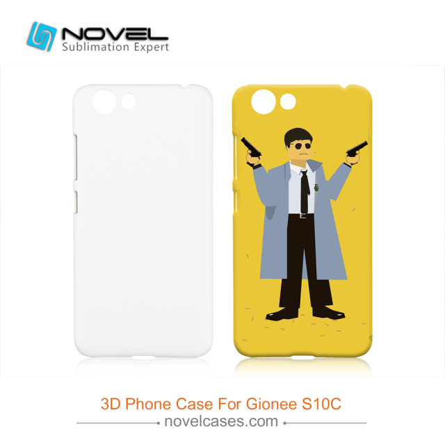 For Gionee Elife S10C Sublimation Hard Plastic Back Shell Mobile Phone