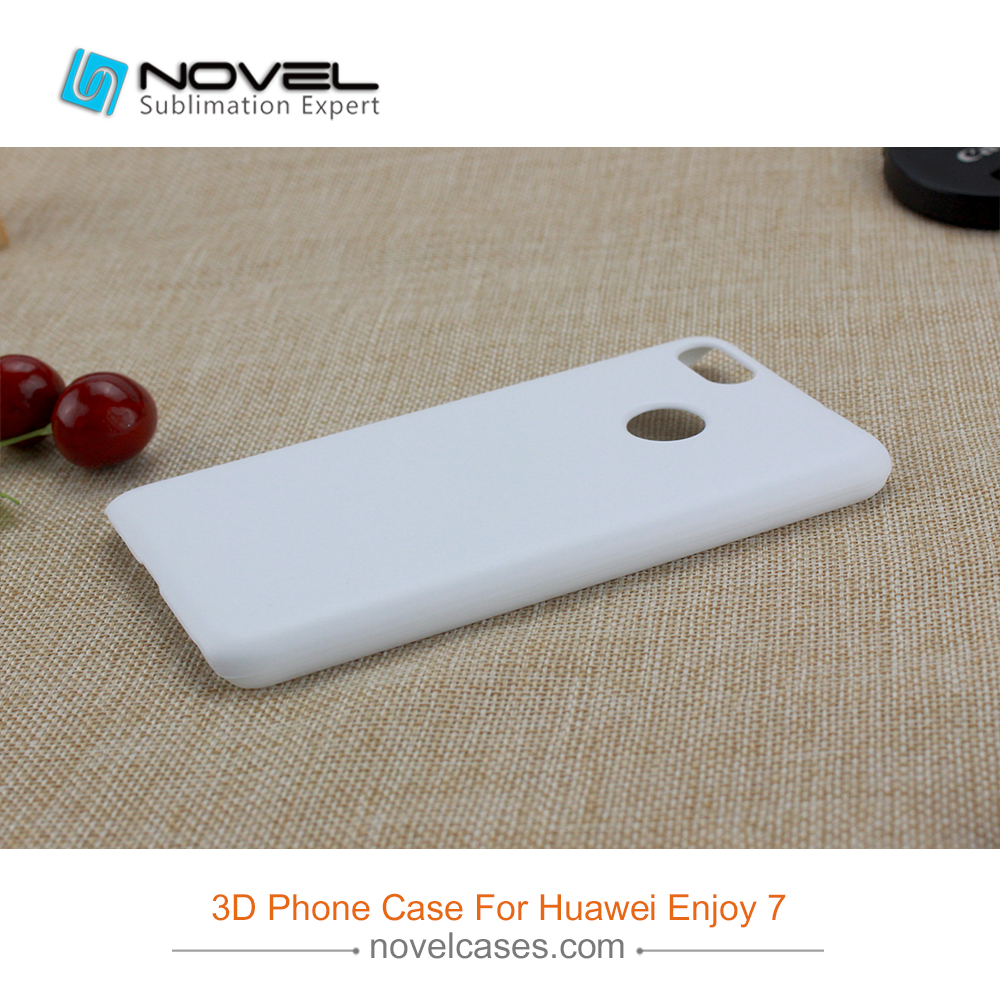 For Huawei Enjoy 7 Sublimation Blank 3D Phone Back Cover