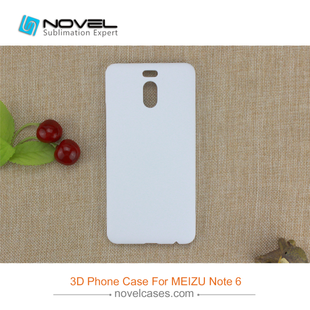 For Meizu Note 6 Custom Sublimation 3D Plastic Phone Case,High Quality Smartphone Cover