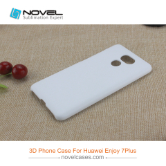 For Huawei Enjoy 7 Plus/Y7 Prime 3D Sublimation Plastic Phone Case Cover