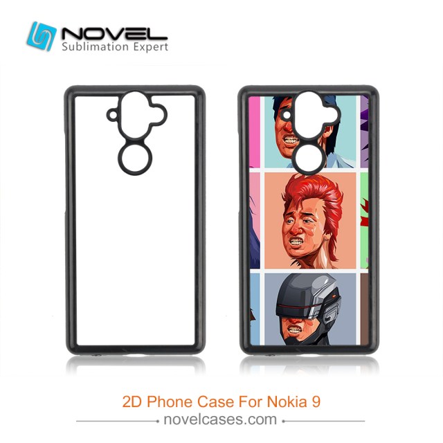 For New Arrival Nokia 9 Sublimation 2D Plastic Back Shell Phone Case