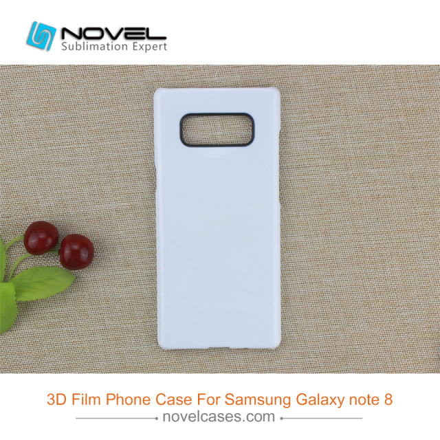 For Galaxy Note 8 3D Blank Sublimation Plastic Film Smartphone Case