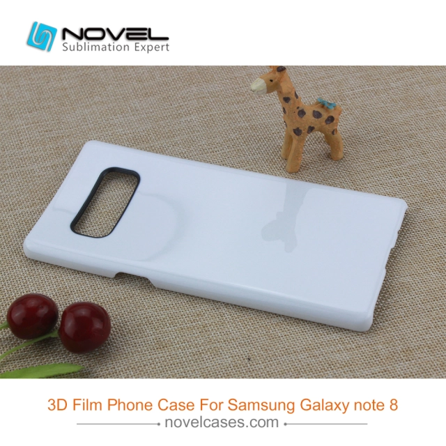 For Galaxy Note 8 3D Blank Sublimation Plastic Film Smartphone Case