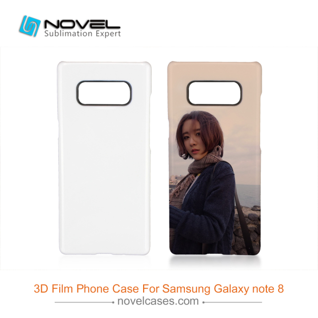 For Galaxy Note 8 3D Blank Sublimation Plastic Film Smartphone Case