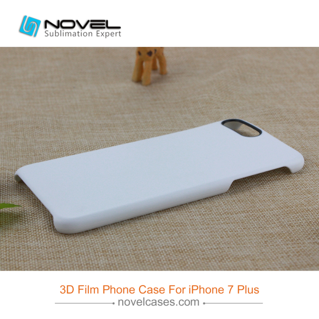 For iPhone 6/7/8,6+7+/8+ Sublimation 3D Film Phone Case With Black Camera Hole