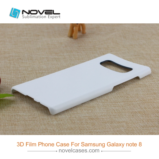 For Galaxy Note 8 3D Blank Sublimation Plastic Film Smartphone Case