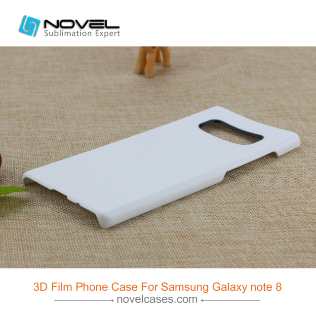 For Galaxy Note 8 3D Blank Sublimation Plastic Film Smartphone Case