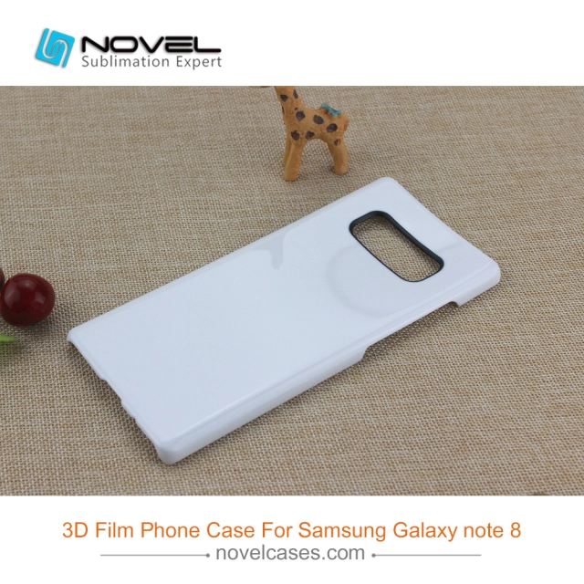 For Galaxy Note 8 3D Blank Sublimation Plastic Film Smartphone Case