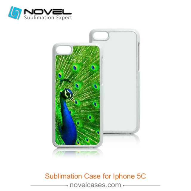 For iPhone 5C Sublimation 2D Plastic Phone Housing Back Cover